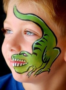 Face painting at Braiding Gold Coast and braids Surfers Paradise