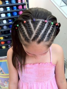 Cornrows for kids at Gold Coast and Surfers Paradise