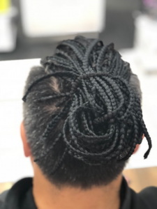 Full head braids or box braids for men at Gold Coast and Surfers Paradise