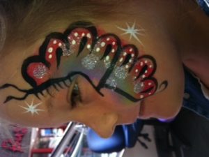 butterfly Face Painting at Gold Coast and Surfers Paradise