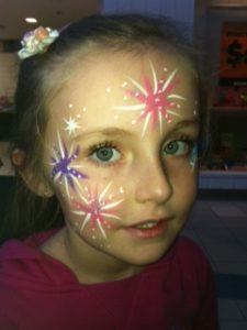 Stars Face Painting at Gold Coast and Surfers Paradise