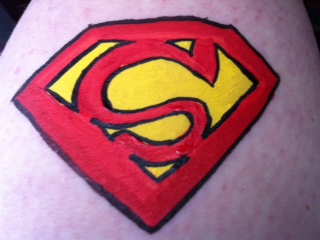 facepaint superman logo