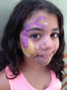 Mermaid Face Painting at Gold Coast and Surfers Paradise