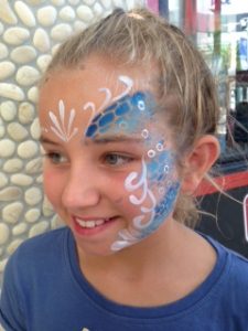 mermaid Face Painting at Gold Coast and Surfers Paradise